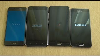 Honor 8 vs Zenfone 3 vs OnePlus 3 vs Galaxy A5 2016 - Speed Test!