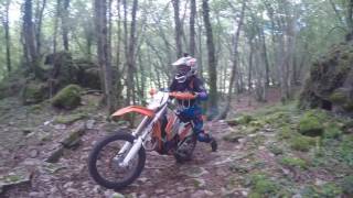 Roulage enduro à Salives, septembre 2016