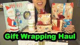 ASMR: Gift Wrapping Haul | Show and Tell | Christmas Gifts