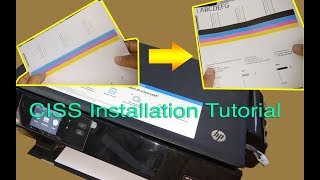 CISS Installation on HP Deskjet Ink Advantage 4515, 4535, 3545, or similar