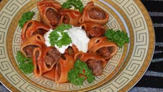 Фаршированные Макароны С Мясной Начинкой. ВКУСНО!!! ПРОСТО!!!