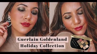FULL FACE OF THE GUERLAIN GOLDENLAND 2019 HOLIDAY COLLECTION | Vlogmas Day 7 | Mona's Eyes Beauty