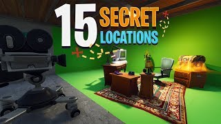 15 SECRET SPOTS/LOCATIONS on the New Fortnite Map