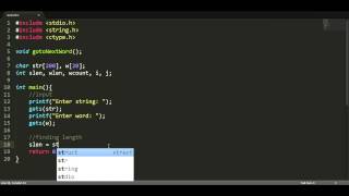 06 C | How to count exact word in a string