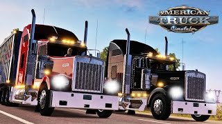 American Truck Simulator #14 | Kenworth W900 Tri-Axle