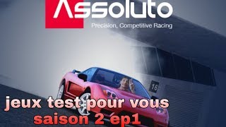 Jeux Test Pour Vous ASSOLUTO RACING  ep1 saison 2