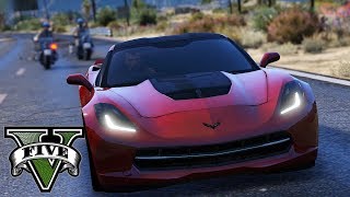 GTA V : FUGA DE CHEVROLET CORVETTE DO RENATO GARCIA : GTA 5 MODS