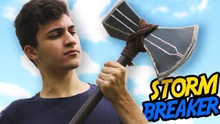 COMO FAZER O MACHADO DO THOR DE VINGADORES  (StormBreaker)