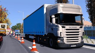ETS2 1.28 - Poland Rebuilding - Scania Low Deck - ProMods 2.20 - Autumn Mod