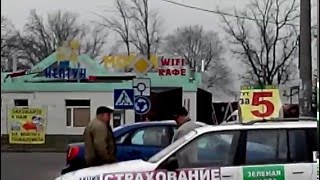 Установка новых знаков на пос.Котовского(С нарушением)