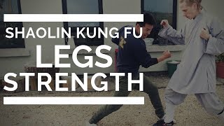 legs strengthening - shaolin kung fu drill training | KungFu. Life Tutorial