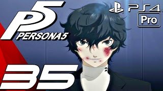 Persona 5 - English Walkthrough Part 35 - Reaper Boss Fight & Ohya Max Rank 10 (PS4 PRO)