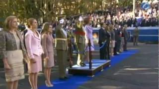 La Familia Real ha presidido el Desfile Militar