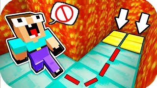 НУБ ЗАТРОЛЛЕН НЕВИДИМЫМ ПРО Майнкрафт, но Лавовый Лабиринт Ловушка ! ТРОЛЛИНГ НУБИКА
