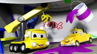 The Playhouse with the Baby Cars in Car City ! - Cartoon for kids