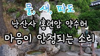 새소리 파도소리 물소리 화이트노이즈 백색소음 ASMR 낙산사 홍련암 약수터 집중력 자장가 마음이편안해지는소리