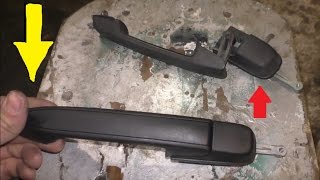 Замена наружной ручки двери на Калине и Гранте