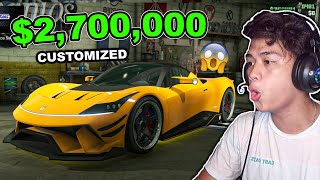 Customizing My $2.7 Million "FERRARI" SUPERCAR!! (sobrang ganda) | Gta 5 ONLINE