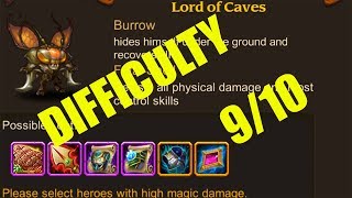 Heroes Charge : Outland Portal : Lord of Caves Difficulty 9/10 (From Test Server)