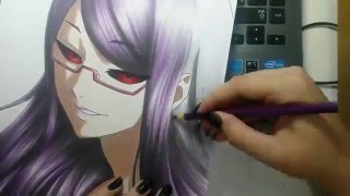 Speed Drawing - Kamishiro Rize (Tokyo Ghoul)