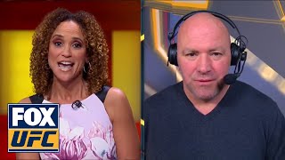Dana White talks with Karyn Bryant after UFC St. Louis | INTERVIEW | UFC FIGHT NIGHT