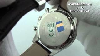 Мужские японские наручные часы Casio Edifice EFB-504L-7A