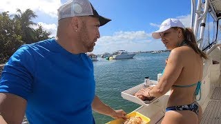Miami Beach Sealaxing on  the boat, Day 2