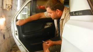Волга 3110 - как обработать пороги и разобрать двери