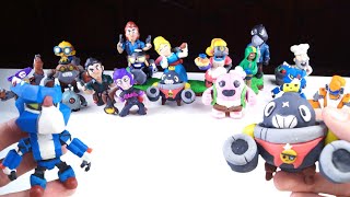 обзор всех ФИГУРОК из игры бравл старс / brawl stars из пластилина