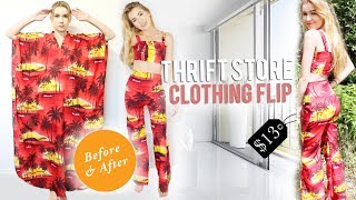 TRANSFORMING THRIFTED CLOTHES! | DIY Thrift Flip Ep.1