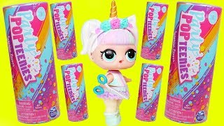 LOL Surprise Bon Bon Family open PARTY POPTEENIES™ Confetti Pop Glitter Glam Balls Series 4