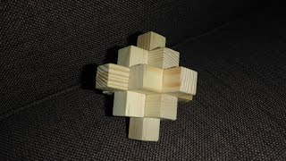 Японская головоломка из 9 палочек своими руками