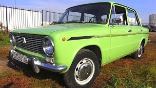 1980 ВАЗ 2101. Обзор (интерьер, экстерьер, двигатель).