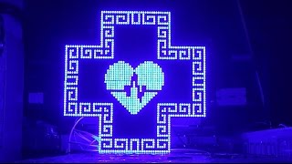 LED аптечный крест для сети аптек "Триоль"