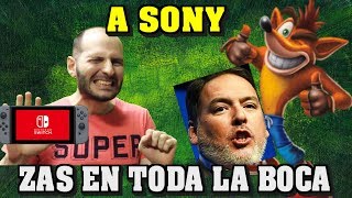 ¡CRASH LE PASA LA VERGA POR LA CARA AL DIRECTOR DE SONY! - Sasel - Nintendo Switch - xbox one