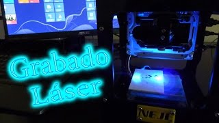 Grabando con Láser / Láser Engraver NEJE Dk-8 Pro-5 by GearBest