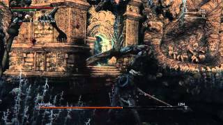 Bloodborne Amygdala Easy kill with Evelyn Gun - Bloodtinge OP build