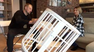 Круглая кроватка | Кроватка-трансформер | Обзор кроватка comfortbaby