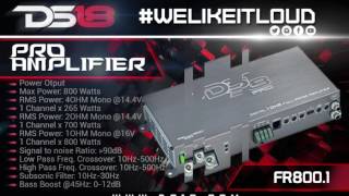 DS18 PRO FR 800.1 AMP