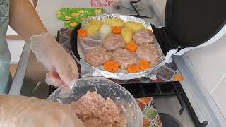 НОВЫЙ  ПОМОЩНИК  НА  КУХНЕ  ПИЦЦА - МЕЙКЕР.  ГОТОВЛЮ КОТЛЕТЫ.