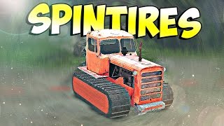 СПУСТИЛИ БУЛЬДОЗЕР С ГОРЫ (DT - 75) - Spintires