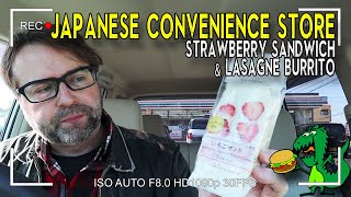 Strawberry Sandwich & Lasagne Burrito | Konbini Quest