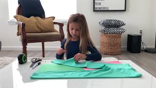 Little Girls Leggings Makeover Tutorial