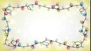 Видеорамка с новогодней гирляндой - Christmas garland