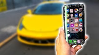 iPhone X vs Ferrari - ¿Sobrevive?