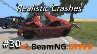 BeamNG Drive - Dashcam Crashes Compilation [30] (+Sound Effects)