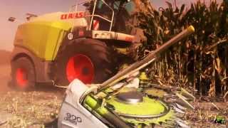 Fendt Katana 65, Claas Jaguar 980, Pistenbully... Maishäckseln für eine der größten BGA's