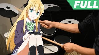 Gamers! OP Full -【GAMERS!】by Hisako Kanemoto, Manaka Iwami & Rumi Ookubo - Drum Cover