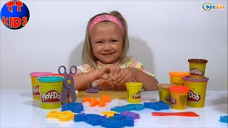 ✔ Плей До. Зоопарк из пластилина от девочки Ярославы / Play Doh Zoo from Yaroslava / Toys for kids ✔