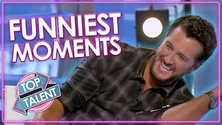 FUNNIEST Auditions and Moments on American Idol 2018 | Top Talent